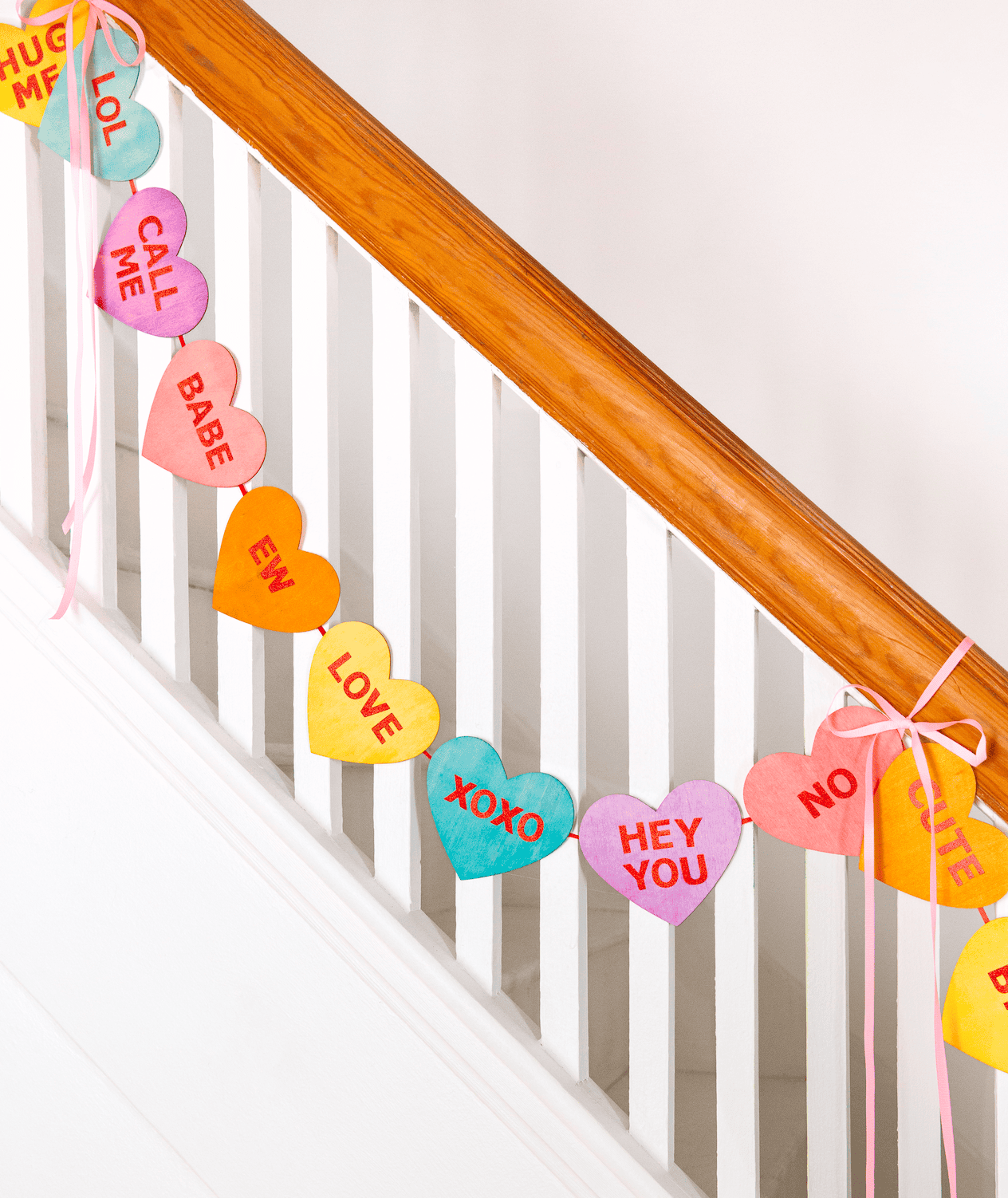 Conversation Hearts Valentine's Day Garland
